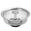 Filtro para Fregadero de Cocina de Acero Inoxidable Herramienta Antiescollo para Separar Residuos de Lavar Tazones, Desagüe de Fregadero y Desagüe de Piso