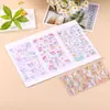 Pegatinas de Relieve Estéreo 3D, Pegatinas Decorativas de Cristal Lindas de Dibujos Animados para Niños, Divertidas Pegatinas Decorativas de Cristal de Relieve para Manualidades
