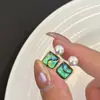 Pendientes de concha de abulón Symphony con pasador de plata S925, diseño vintage de alta gama, perla de agua dulce natural real, perla blanca