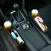 Caja de Almacenamiento para Huecos de Asiento de Cuero Caja de Almacenamiento Multifuncional para Huecos Interiores Bolsa de Almacenamiento para Coche Suministros para Coche