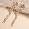 Brincos de Prata Europeus e Americanos Cruzados Moda Diamante Bambu Curvos Brincos Simples Elegantes Brincos de Nicho de Alta Qualidade para Mulheres
