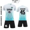 Conjunto de ropa de fútbol para niños, ropa de juego estampada para niños, ropa de entrenamiento deportivo para estudiantes de primaria, ropa de fútbol de verano de manga corta