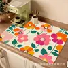 Tapete Absorvente Secagem Rápida Drenante para Cozinha Tapete de Mesa de Lama Diatomácea Antiderrapante Fácil de Limpar Tapete para Máquina de Café Em Estoque Pode Ser Personalizado Dropshipping