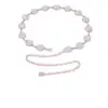 Joyería transfronteriza europea y americana, cadena de cintura hueca floral vintage para mujer, cadena corporal para chicas sexys, accesorio de cadena para vestidos y cintura