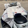 Colcha de Parabrisas Eléctrica de Grosor Medio Neutra para Todas las Estaciones, Protector Solar Impermeable Delgado para Verano y Protector Solar para Vehículos Eléctricos y Motocicletas en Primavera y Otoño