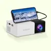 Proyector YG300, un miniproyector para uso doméstico, adecuado para niños y diseñado para proyectar en las paredes de la sala de estar; es portátil y admite resolución 1080P