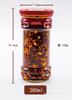 Garrafa de múmia de vidro garrafa de molho de pimenta 280ml garrafa redonda de molho de gergelim molho de carne doméstica garrafa de geleia garrafa