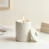 Frasco de Almacenamiento Perfumado DIY Adorno de Yeso Resina Epoxi Taza de Almacenamiento Cilíndrica Molde de Silicona Molde para Pasteles