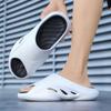 Novas Pantufas de Camada Dupla para Homens Verão 2025 Sola Grossa Antiderrapante Eva Chinelos Esportivos Sandálias de Praia Antiderrapantes Casuais