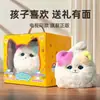 Divertido Nido Abrázame Miau Simulación Eléctrica Gato de Peluche Muñeco Parlante Lectura Divertida Repetida Lindo Juguete para Niños