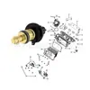 Adecuado para sensor de temperatura del agua Grand Cherokee Wrangler Kuwei Kubo Grand Jielong 5033313AA