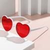 2024 nuevas gafas de sol de moda con forma de corazón de melocotón, gafas de sol populares de TikTok, las mismas gafas de sol clásicas de amor