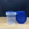 Vaso medidor pequeño de plástico al por mayor con escala 120m con tapa vaso medidor 30ml50ML100ML vaso de grado PP vaso de precipitados pequeño