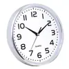 Reloj de Pared de Plástico Redondo de 12 Pulgadas para Supermercado Reloj Publicitario Galvanizado Simple de Moda Sala de Estar Dormitorio NEw Yada NE-825