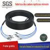 Minxin Cabo de Fibra Óptica para Exterior Cabo de Fibra Óptica Blindado Acabado Cabo de Fibra Óptica de Fusão Sem Calor 2 Fibras-144 Fibras Cabo de Fibra Óptica Pré-fabricado para Exterior