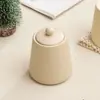 Recipientes de Aromaterapia Simples Feitos à Mão DIY Transfronteiriços, Ornamentos com Tampa, Pote de Armazenamento, Pote de Cerâmica de Alto Valor para Velas, Personalização
