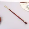 Calçadeira de Jacarandá com Cabo Longo para Uso Doméstico Ferramenta para Calçar Sapatos, Puxador de Sapato, Levanta Sapato, Puxador de Sapato, Puxador de Sapato, Calçadeira de Cobre