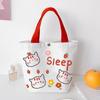 Bolsa Pequeña de Oso de Dibujos Animados Linda para Mujer, Pequeña, Fresca, Ligera, Gran Capacidad, Bolsa de Almuerzo, Bolso de Mano Moderno y Duradero
