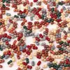 Cuentas de Ábaco de Vidrio de Color Sólido Lacado Cuentas de Cacahuete Cuentas Sueltas Pulsera Collar Hecho a Mano DIY Accesorios de Joyería Materiales
