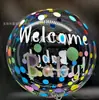 Pelota Ondulada de Celebridad de Internet de 20 pulgadas con Estampado de Mariposa y Abeja de Colores, Pelota de Decoración Festiva, Globo Juguete para Puesto de Mercado Nocturno