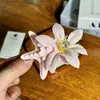 Pasador de Flor de Estrella de Mar Estilo Vacaciones en la Playa para Mujeres, Atmósfera Súper de Hada, Pin Lateral Pequeño y Fresco, Pin Versátil para Flequillo para Niñas