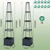 Caja de plantación de suministro transfronterizo, jaula para tomates de balcón, maceta de plástico, maceta para verduras en azotea, venta directa de fábrica de comercio exterior, caja para plantas trepadoras