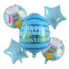 Globo Decorativo de Pascua Transfronterizo Conejo Pollo Zanahoria Suministros para Fiesta de Vacaciones Animal Granjero