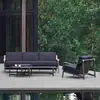 Sofá de Ocio para Exteriores de Diseñador Villa Patio Exterior Silla de Mimbre Impermeable y a Prueba de Sol Habitación Modelo Terraza Muebles para Bed & Breakfast