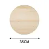 Decoración para el Hogar Artesanías de Madera Piezas Cuadradas de Madera Adornos de Escritorio DIY Adornos Creativos de Madera Piezas Redondas de Madera