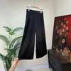 Pantalones Rectos Bordados con Borlas Estilo Chino Nuevo Zhi Li Modelo Nuevo Verano 2026 Estilo Nacional Color Sólido Pantalones de Moda Elegantes