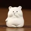 Mascota de Té de Arcilla Púrpura Figura de Cerdo Hecha a Mano Doce Cerdos del Zodiaco Dibujo Animado Lindo Adorable Cerdo Lingote Juego de Té