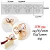 Chips ocos Margarida Lótus Caleidoscópio Flip Açúcar Renda Silicone Pad DIY Baking Plate Cozinha Molecular Decorativa