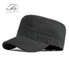 Diseño de sello completo Four Seasons gorra cálida a prueba de viento con visera estilo coreano para hombre sombrero de copa plana bordado sombrero militar deportivo para exteriores mujer