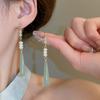 Aretes Redondos Chinos Nuevos Electrochapados en Oro Real con Zirconia Exquisitos Elegantes Elegantes Gancho para la Oreja Sentido Avanzado Aretes Simples al por Mayor