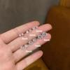 Aretes de Zirconia Blanca Super Brillantes, Clavos de Hélice de Alta Gama, Amigables para Dormir, No Necesitan Quitarse, Clavos de Cartílago, Aretes para Mujer, Accesorios para Orejas