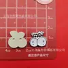 Pajarita de Diamantes de Imitación Coloridos Galvanizados Corazón Cereza Estrella Accesorios de Plástico DIY Funda de Teléfono Pasador Accesorios para Zuecos