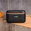 Bolso para teléfono móvil de hombre, venta al por mayor de fábrica, cinturón de cuero, riñonera de negocios, impermeable, horizontal, multifuncional, monedero
