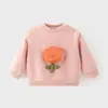 Nueva sudadera de otoño e invierno para niños, sudadera de estilo coreano holgada para niños, top casual, sudadera de dibujos animados coreanos para niños
