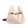 Bolsa Peluda, Bolso de Mano Moderno y Versátil, Nuevo Estilo Invierno 2025, Bolso Cruzado de Hombro de Felpa y Terciopelo Súper Popular