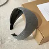Diadema de Esponja Color Café Otoño Invierno para Mujer Estilo Coreano Uso Diario Versátil Diadema Alta para la Frente para Lavarse la Cara Atadura de Pelo Pinza para el Cabello