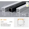 Canal de Aluminio para Luz Lineal LED al por Mayor del Fabricante, Luz Lineal con Borde, Canal de Luz de Aleación de Aluminio, Perfil de Canal de Aluminio para Luz Lineal