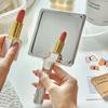 Espejo Cosmético Espejo de Mano Popular Mismo Estilo Espejo de Gama Alta Estilo Retro Ins Espejo Portátil de Mano para Mujer