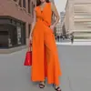 Traje Esportivo Casual Aberto Sem Mangas de Comprimento Médio Elegante Confortável Plus Size Soltinho para Primavera e Verão Cor Sólida
