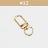 Hebilla de Puerta Giratoria Pintada de Colores Colgante de Joyería DIY Llavero de Metal para Equipaje Accesorio para Muñeca Venta al por Mayor