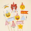 Decoraciones para pastel de cumpleaños de niños de moda roja te desean un feliz cumpleaños tarjeta de oso adorno para hornear