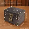 Caja de almacenamiento de madera vintage estilo chino, caja de almacenamiento cuadrada simple y elegante, caja de almacenamiento de escritorio, caja de embalaje distintiva
