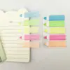 Assine aqui Instrução de Assinatura Cole Colete de PET Cole Cole Cole para Índice de Leitura de Escritório Estudantil Cole Especial em Formato Fofo Japonês e Coreano