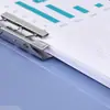 Carpeta de Oficina Qixin Clip Ligero A4 Doble Clip Fuerte Clip Plástico Almacenamiento Libro de Información