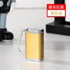 Cenicero elevable portátil portátil de bolsillo mini caja de ceniza de metal para exteriores viaje llavero cenicero extintor