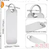 Chaveiro Anti-perda Tag de número de telefone em aço inoxidável Tag criativo de chaveiro de carro Pingente de celular Gravação a laser